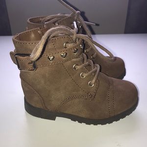 Toddler girl brown boots